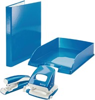 Brievenbakje Leitz Plus WOW A4 5226 blauw metallic-2