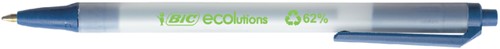 Balpen Bic Ecolutions clic stic blauw