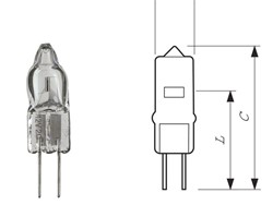 Philips halogeenlamp Capsule G4
