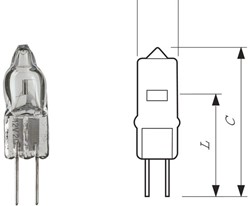 Philips halogeenlamp Capsule G4