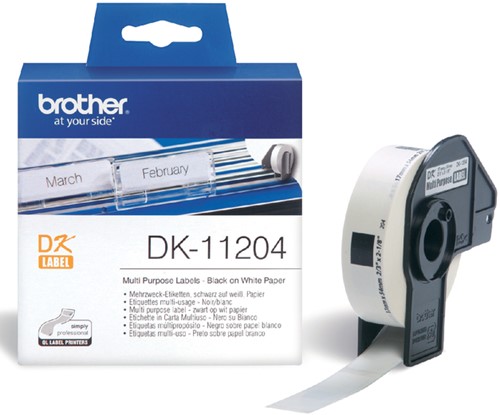 Etiket Brother  17mmx54mm mulltifunctioneel rol/400  DK-11204