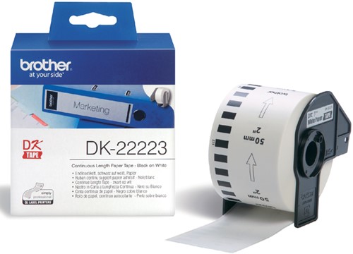 Etiket Brother  50mmx30.48m continue lengte  DK-22223