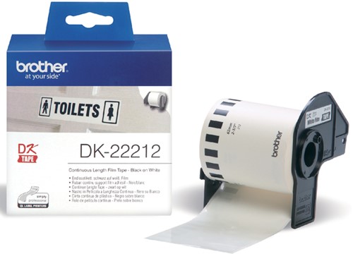 Etiket Brother  62mmx15.24m duurzame film continue lengte DK-22212