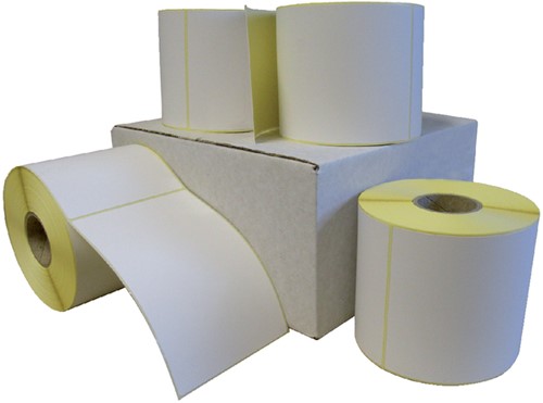 Etiket thermisch 100x150mm thermo eco permanent 4rol x 450