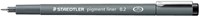 Fineliner Staedtler Pigment 308 0.2mm zwart