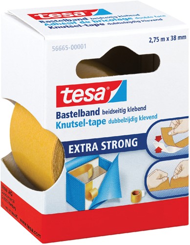 Dubbelzijdige plakband Tesa knutseltape 38mmx2.75m