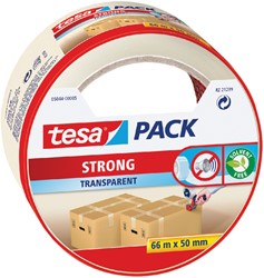 Verpakkingstape Tesa 50mmx66m 05044 PP low noise transparant blister