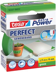 Plakband textiel 19mmx2,75m groen
