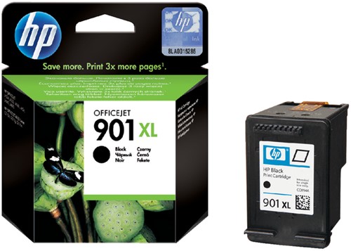 Inktcartridge HP CC654AE (901XL) zwart
