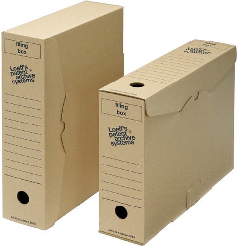 Archiefdoos Loeff 3003 345x250x80mm Filing box folio