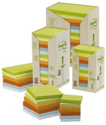 Post-it Notes memoblok recycled tower Pastel