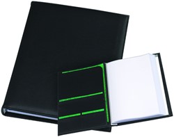 Showalbum A4 Rillstab Ambassadeur 30 tassen zwart