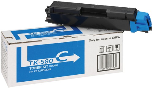 Toner Kyocera TK580 2.8K cyaan