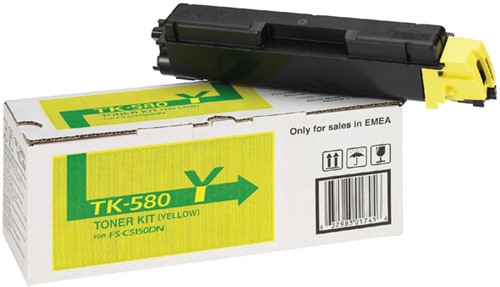 Toner Kyocera TK580 2.8K geel