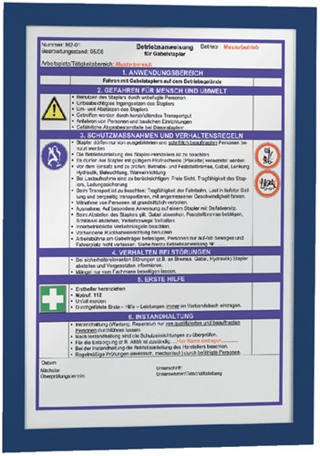 Duraframe Durable A4 donkerblauw pk/2