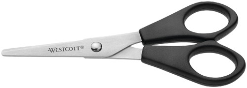 Schaar Westcott 130mm RVS met kunststof grip