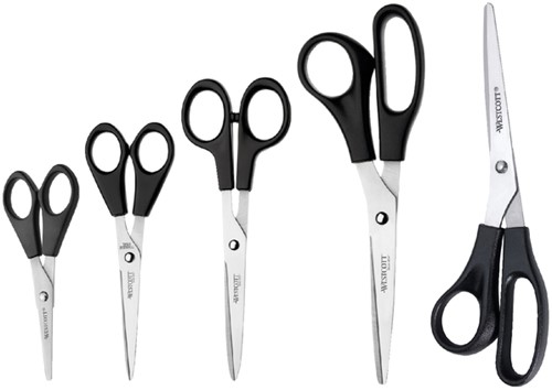 Schaar Westcott 130mm RVS met kunststof grip-2