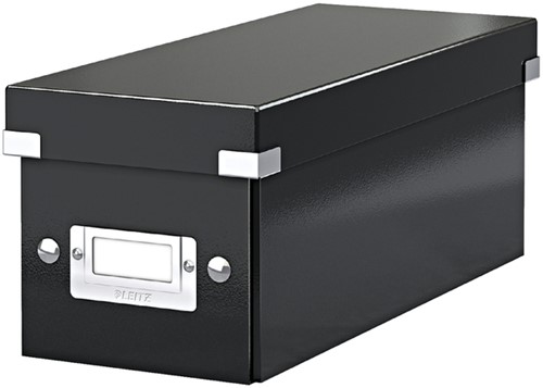 Opbergbox Leitz WOW Click & Store CD 127x124x320mm zwart
