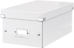 Opbergbox Leitz WOW Click & Store DVD 190x135x320mm wit