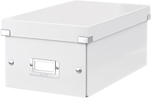 Opbergbox Leitz WOW Click & Store DVD 190x135x320mm wit