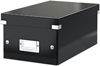Opbergbox Leitz WOW Click & Store DVD 190x135x320mm zwart