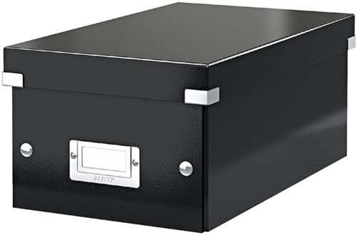 Opbergbox Leitz WOW Click & Store DVD 190x135x320mm zwart