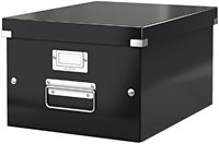 Opbergbox Leitz WOW Click & Store 265x188x335mm zwart
