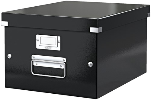 Opbergbox Leitz WOW Click & Store 265x188x335mm zwart
