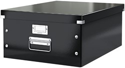 Opbergbox Leitz WOW Click & Store 350x188x450mm zwart