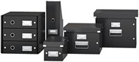 Opbergbox Leitz WOW Click & Store 350x188x450mm zwart-3