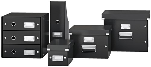 Opbergbox Leitz WOW Click & Store 265x188x335mm zwart-3