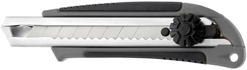 Snijmes Westcott Professional 18mm met draaisluiting grijs