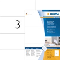 Etiket A4 210x 99mm Herma 4664 geperforeerd ds/300