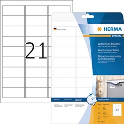 Herma polyester etiketten voor inkjetprinters