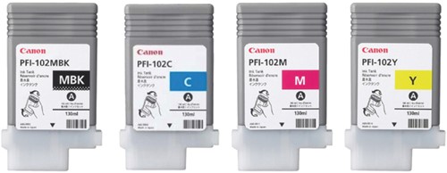 Inktcartridge Canon PFI-102BK zwart-2