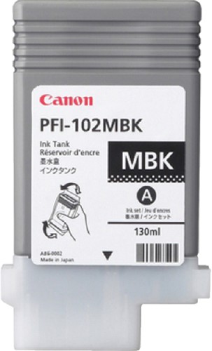 Inktcartridge Canon PFI-102MBK mat zwart