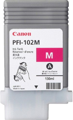 Inktcartridge Canon PFI-102M magenta