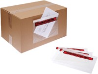 Paklijstenvelop Quantore 165x115mm A6 bedrukt ds/1000-2