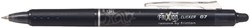 Rollerball Pilot Frixion Clicker Retra 0.35mm zwart