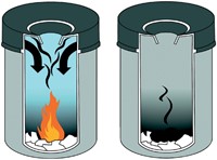 Papierbak metaal 680mm 60Ltr vlamdover zwart-2
