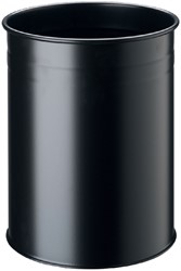 Papierbak metaal 315mm 15ltr zwart