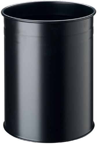 Papierbak metaal 315mm 15ltr zwart