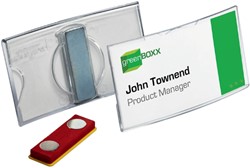 Durable badge met magneet