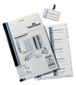 Durable Duraprint badgekaartjes