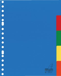 Kangaro tabbladen kunststof gekleurd 17-gaats