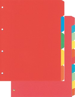 Kangaro tabbladen karton gekleurd 4-gaats