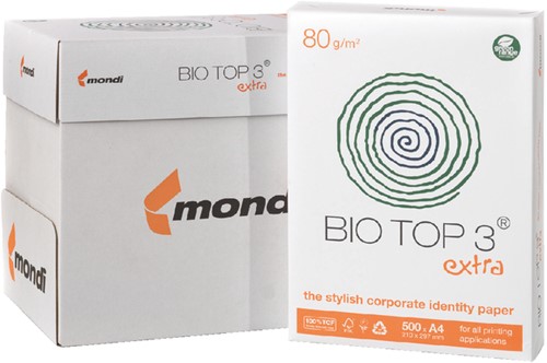 Papier  80g A4 Biotop 3 pk/500