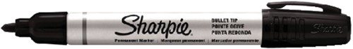 Viltstift Sharpie Pro rond 1.5-3mm zwart pk/12