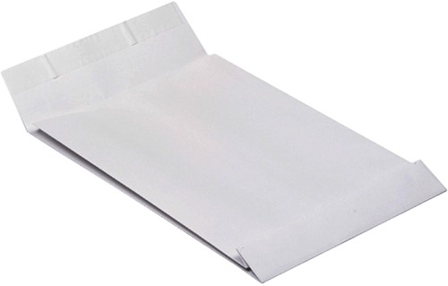 Enveloppen monsterzak 262x371x38mm wit ds/125