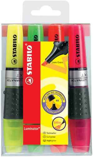 Tekstmarker STABILO Luminator 71/4 pk/4